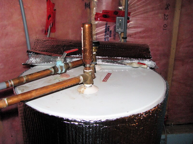 insulating water heater