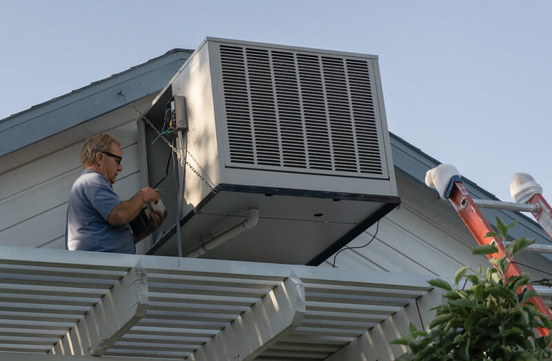 Fixing Evaporative Cooler